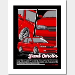 AE101 Corolla Levin Ver. 1 Posters and Art